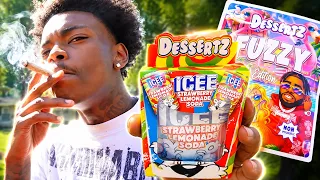 TRYING DESSERTZ STRAWBERRY LEMONADE SODA...