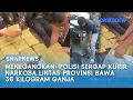 Lagu Menegangkan! Polisi Sergap Kurir Narkoba Lintas Provinsi Bawa 36 Kilogram Ganja