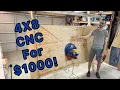 I Mounted A MASSIVE CNC To The Ceiling Of My TINY Workshop
