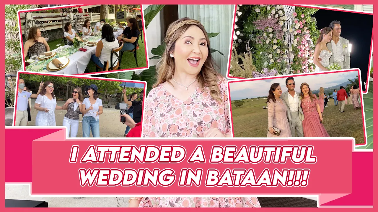ATTENDED DEREK & ELLEN'S WEDDING + BATAAN TOUR| Small Laude