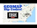 Geomapping zip codes on Google My Maps