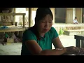 Preparing breakfast for his two sons – Helping Tuan install two bamboo doors for his new house.