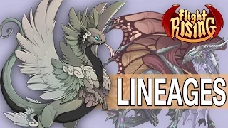 Flight Rising Lineages Drakken to Jimsby