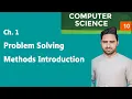 10th class Computer Solving Introduction 1 Ch 1