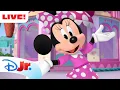 🔴 LIVE! 24 HOURS All Minnie's Bow-Toons! 🎀 | NEW BOW-TOONS: PET HOTEL SHORTS! 🏨 | @disneyjr