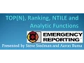 SQL Query Training - 70-461 TOP Ranking and Analytic functions