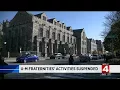 U of M fraternities activities suspended
