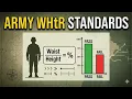 THE ARMY WAIST TO HEIGHT RATIO