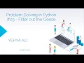 Problem Solving in Python Filter out the Geese