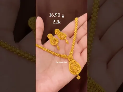 22k Necklace Set #thefashionplus #gold #22k