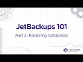 JetBackup 101 - How to Restore Database Backups in cPanel
