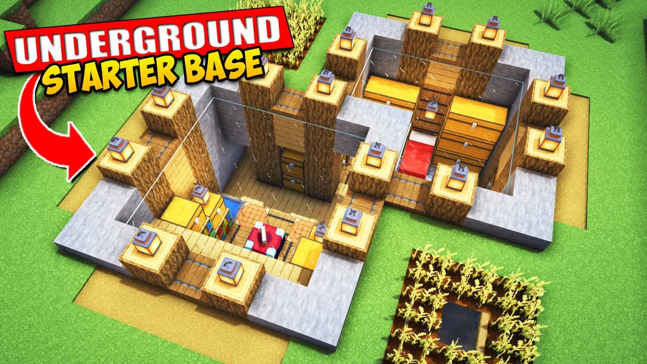 Minecraft Underground House Tutorial ????