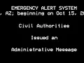 Administrative Message Silver Alert - 21 EAS