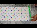Easy way of cutting 5 to 6 year baby girl top short shirt must watch