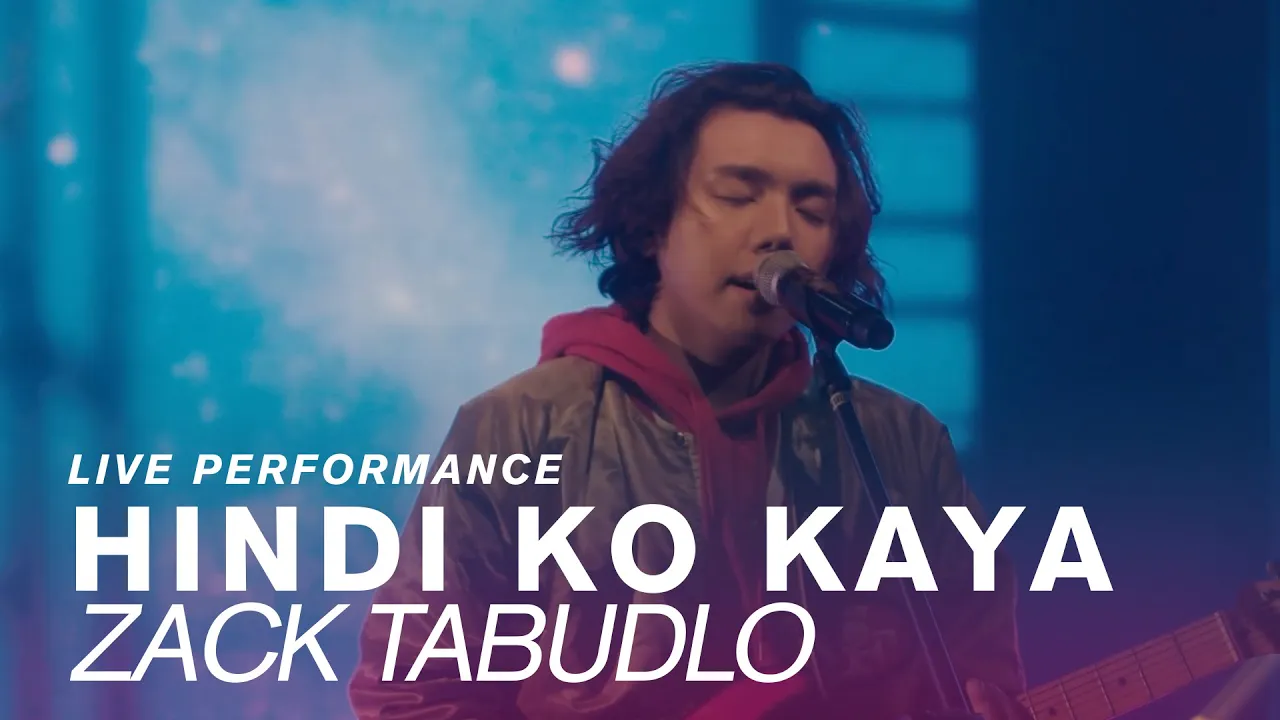 Hindi Ko Kaya - Zack Tabudlo (Live Performance)