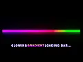 CSS Glowing Gradient Loading Bar tonudipa coding