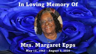 Mrs Margaret Epps - Celebration of Life