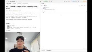 leetcode easy - minimum changes to make alternating binary string