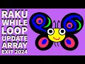 Learn Programming While Loop Update Array - Raku Beginners 2024