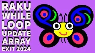 Learn Programming While Loop Update Array - Raku Beginners 2024
