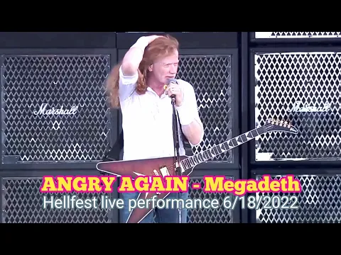 Download MP3 Megadeth - ANGRY AGAIN | HELLFEST LIVE PERFORMANCE 2022