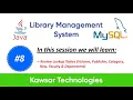 Part 8 Library Management System in Java Swing Review Lookup Tables