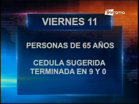 Calendario de vacunación anticovid para personas entre 65 y 71 años