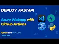 Deploy Fastapi to Azure Webapp GitHub Actions