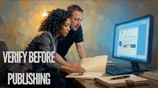 Verify Before Publishing: The Truth Comes First. Video 7A