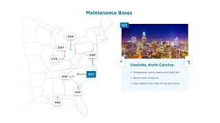 Interactive Map for PSA Airlines Website Website Redesign - Sparkbox