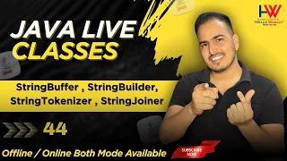 StringBuffer StringBuilder StringTokenizer StringJoiner in java complete course