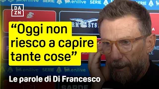 DI FRANCESCO: "Ci siamo FATTI MALE da soli" | Serie A Enilive | DAZN
