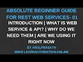 Web services REST 01 Introduction Where are we using web services and APIs Tamil