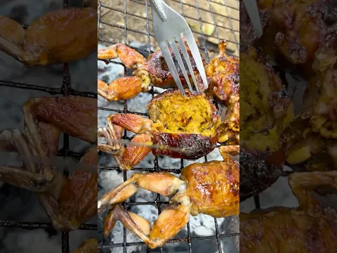 Roasted Frogs Recipe In my countryside #cooking #recipe #yummy