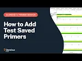 How to Test Saved Primers in Geneious Prime Verify Before You Order