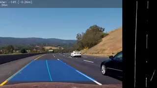 Advanced lane line detection using OpenCV