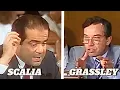 YOUNG Grassley Versus Scalia Heated Exchange Over Legislative Intent