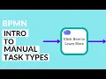 BPMN Task Types - Building with Manual Tasks Using BPMN