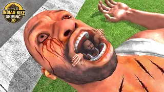 Giant Franklin Was In Pain Franklin Entered Deepest Mouth 😱|INDIAN BIKE Driving 3D