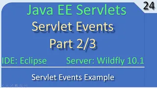 Servlet Events Listeners Example Part JavaEE Wildfly Servlet Tutorial