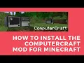 How to install the ComputerCraft Tweaked mod in Minecraft 1 16