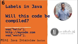 Labels in java - Tricky Java Question