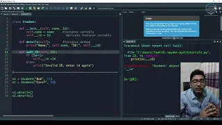 L18 Python OOP Encapsulation Public Private variable getter-setter method Bangla