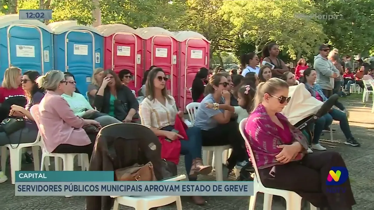 Servidores públicos municipais aprovam estado de greve em Florianópolis