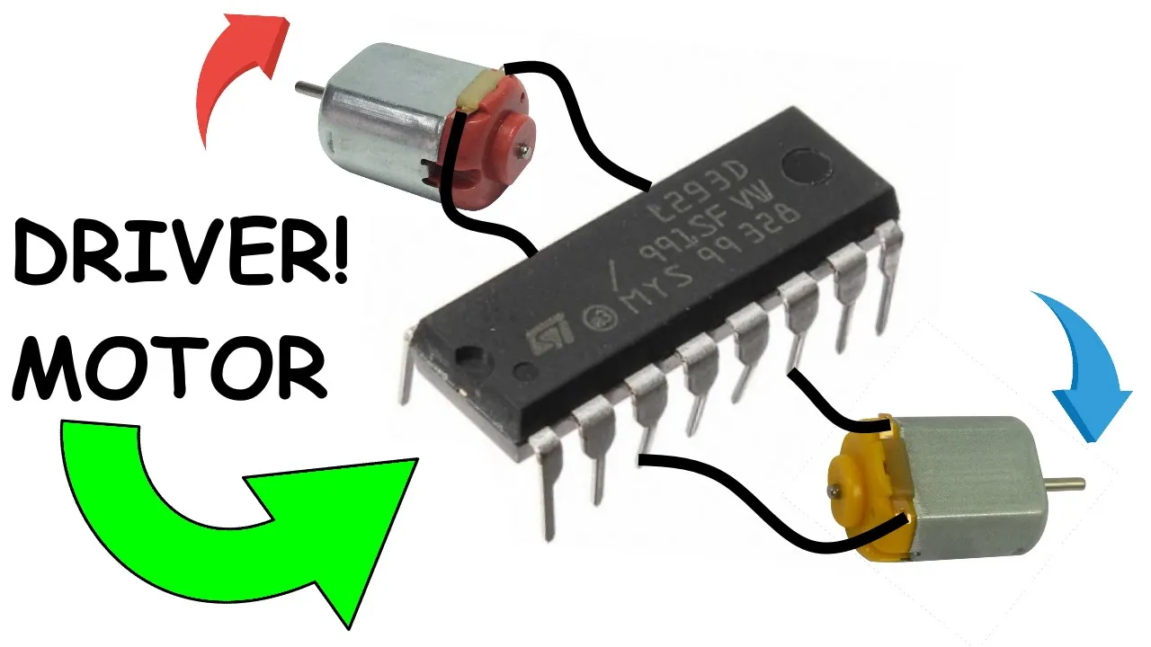 Es un buen controlador de Motores este circuito L293D | #utsource