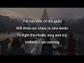 Led Zeppelin  - Immigrant Song (lyrics)