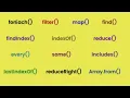 13 JavaScript Array Methods In 4 Minutes JavaScript Loop
