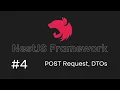 NestJS Tutorial - POST Requests Data Transfer Objects