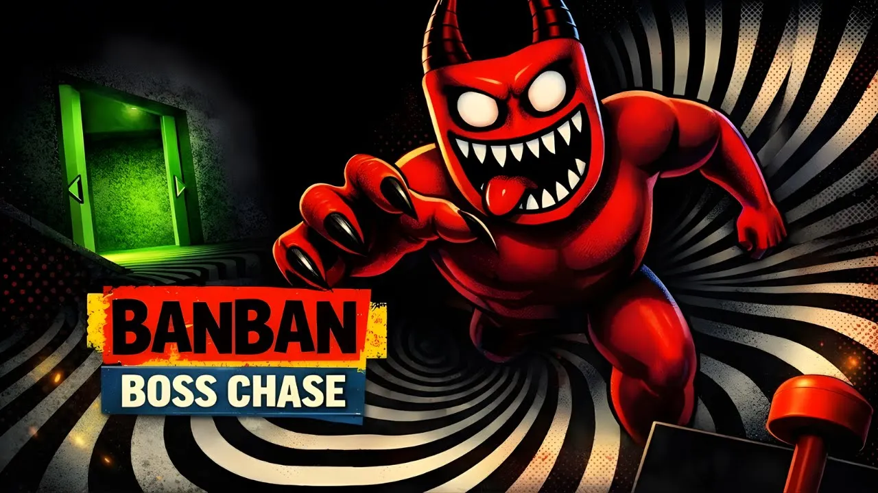 Garten of Banban 3 - Evil Banban Chase Scene (Hellish Banban Final Chase)