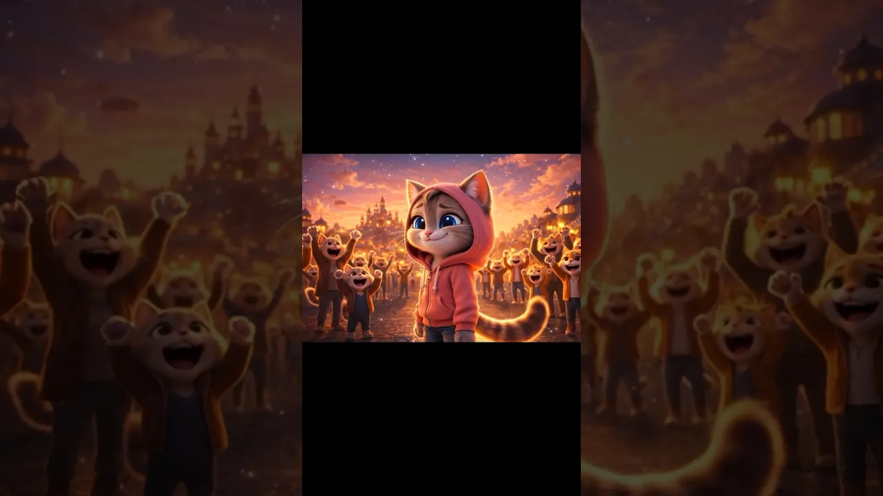 ننھی بلی بنی شہر کی سپر ہیرو! 🐱✨ | Inspirational Cat Story in Urdu | Pixar 3D Animated Short poster